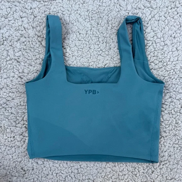 Abercrombie & Fitch Blue Crop Top - Picture 2 of 3